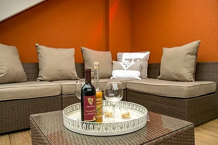 Dachterrasse beheizbare Loungeecke fewotraum