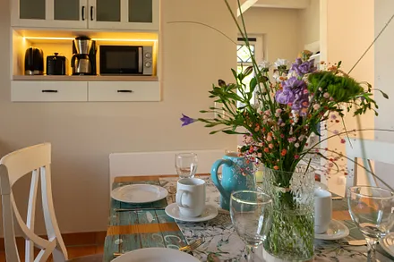 Stimmungsvolle Beleuchtung.