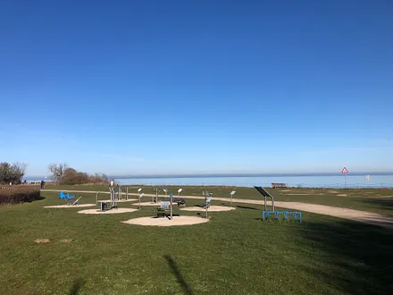 Auf dem Weg zum Strand.