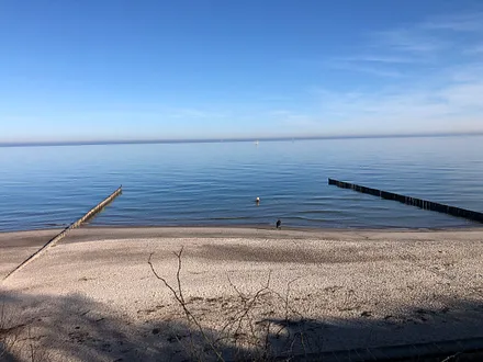 Mutiges Anbaden im März.
