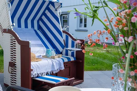 ...und eigenem Strandkorb.