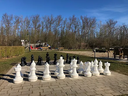 Riesenschach für Klein und Groß.