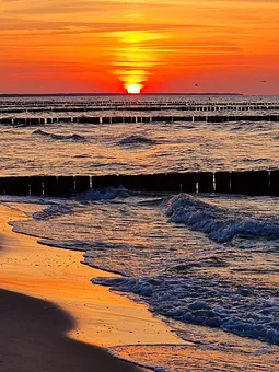 Sonnenuntergang in Koserow