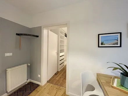 Blick ins Schlafzimmer