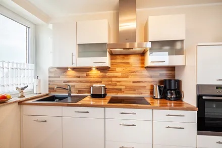 voll ausgestattete Küche