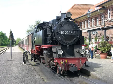 Molli im Bahnhof Kühlungsborn West