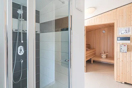 Saunabereich im Dachgeschoss