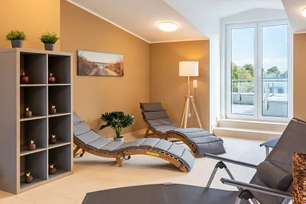 Ruhebereich im Dachgeschoss