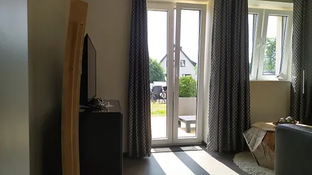 Blick in das Wohnzimmer