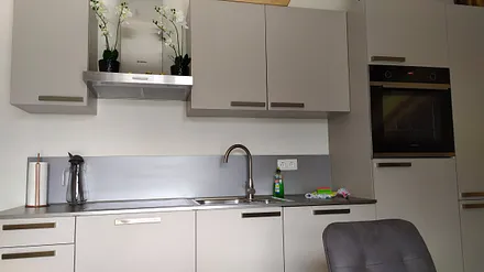 Blick auf die Küchenzeile