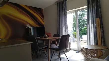 Blick in das Wohnzimmer