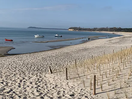 Blick auf den Südstrand von Göhren