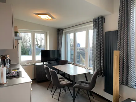 Blick in das Wohnzimmer