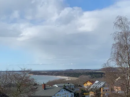 Meerblick auf den Südstrand von Göhren