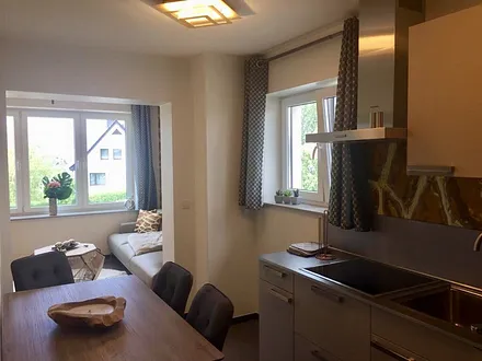 Blick in das Wohnzimmer