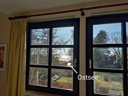 Blick aus dem Wohnzimmer 