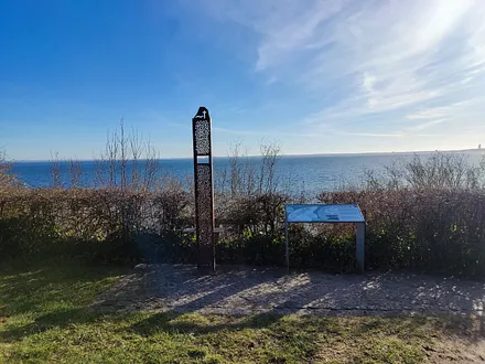 Blick auf die Ostsee auf dem Weg zum Strand
