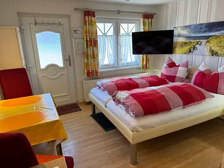 Wohn- / Schlafraum mit Küchenzeile