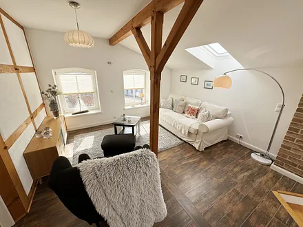 gemütlich eingerichteter Obergeschossbereich