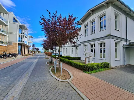 Außenansicht, 50 m bis zur Promenade und zum Strand