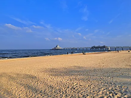 Strand und Seebrücke Heringsdorf