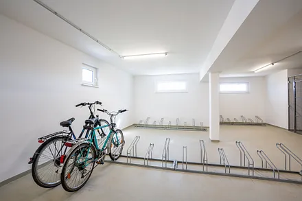 abschließbarer Fahrradabstellraum im Erdgeschoss