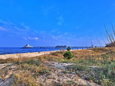 Strand und Seebrücke Heringsdorf