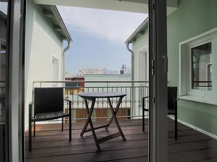 FW3, überdachter  Balkon