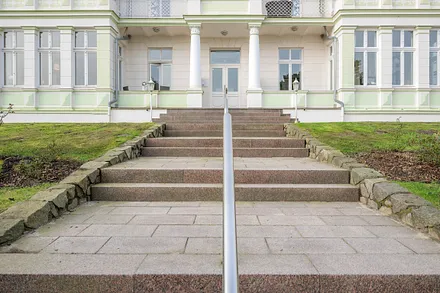 Zugang zu den Strandvillen