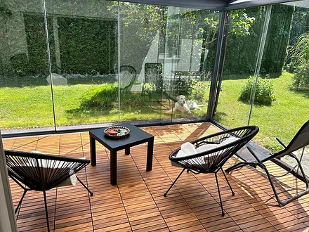 Veranda warm und windgeschützt