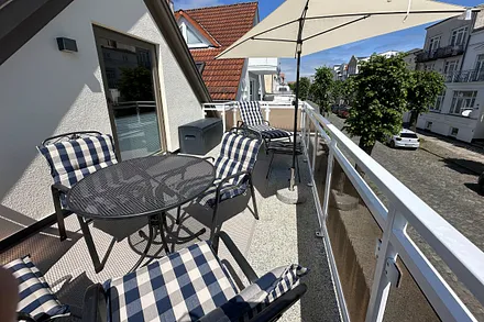 Balkon Blick Richtung Norden