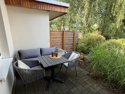 gemütlich und private Terrasse