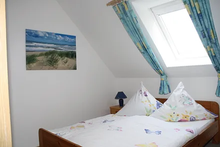 Schlafzimmer mit Sterne gucken