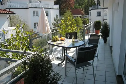 Teil der umlaufenden Terrasse