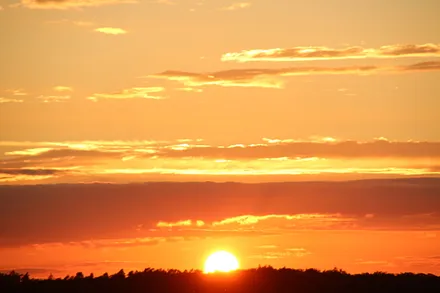 Sonnenuntergang, Terrasse Wohnbereich 