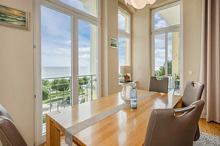 Wohnbereich mit Ostseeblick