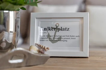 Ankerplatz - ankommen, festmachen,  Seele baumeln lassen