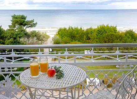 Balkon mit Meerblick