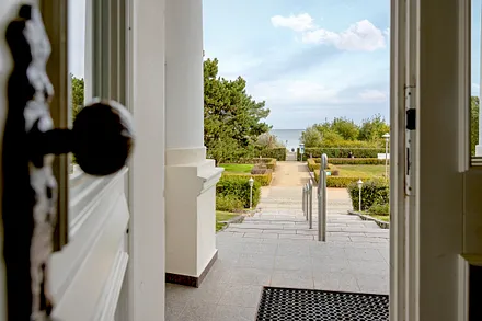 Strandaufgang direkt vor der Tür