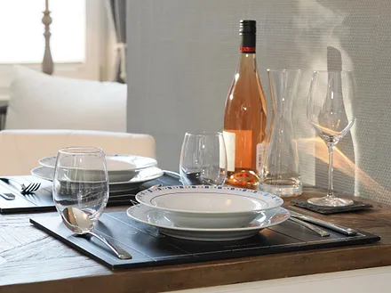 Essbereich für ein gemeinsames Abendessen