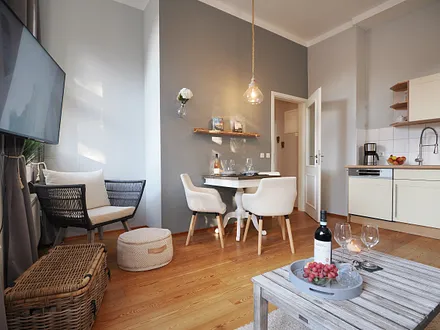 Sitzbereich für ein gemeinsames Frühstück