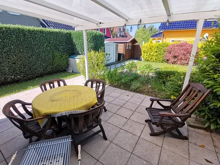 überdachte Terrasse - Süd-West-Ausrichtung