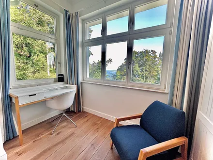 Schlafzimmer mit Meerblick