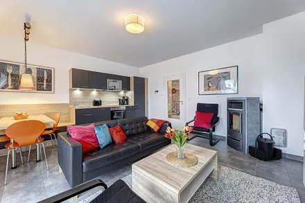 Wohnbereich mit Küchenzeile