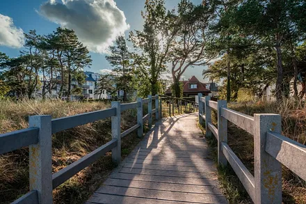 Strandaufgang - die Ostsee direkt vor der Tür.