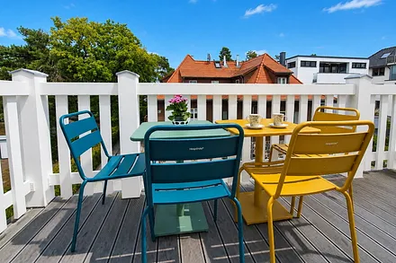 Balkon – perfekt, um die frische Ostseebrise zu genießen