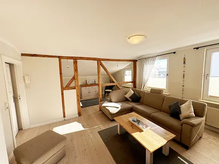 Wohnbereich mit Fachwerk