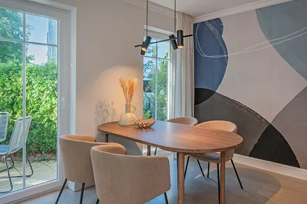 separater Essbereich im Wohnraum