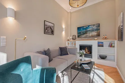 Wohnbereich mit Elektrokamin