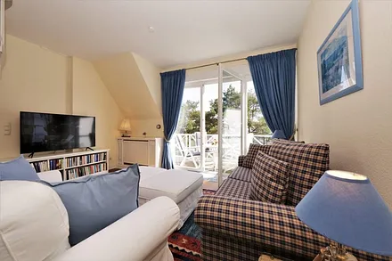 Wohnzimmer mit Schlafcouch